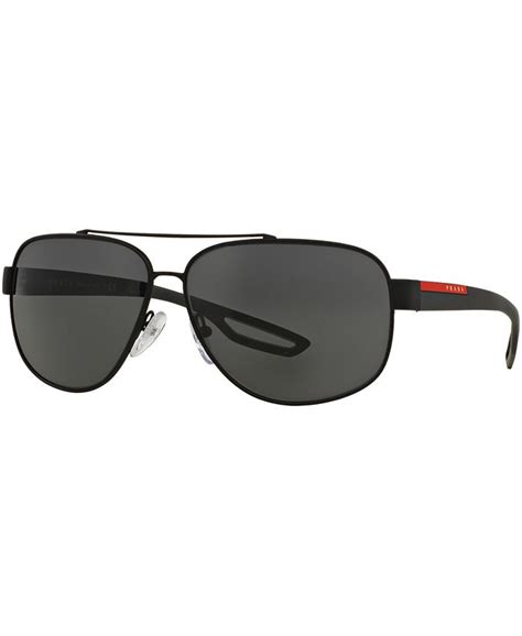 prada linea rossa ps 58qs lj|Prada Linea Rossa Lj Silver 58QS Sunglasses.